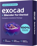 Exocad + Blender for Dental – Installation Service