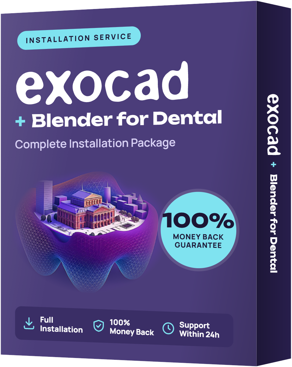Exocad + Blender for Dental – Installation Service